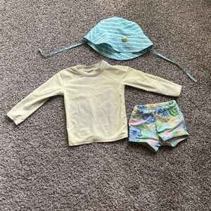 🏊 3T Kids Swim Set with Hat 🏊